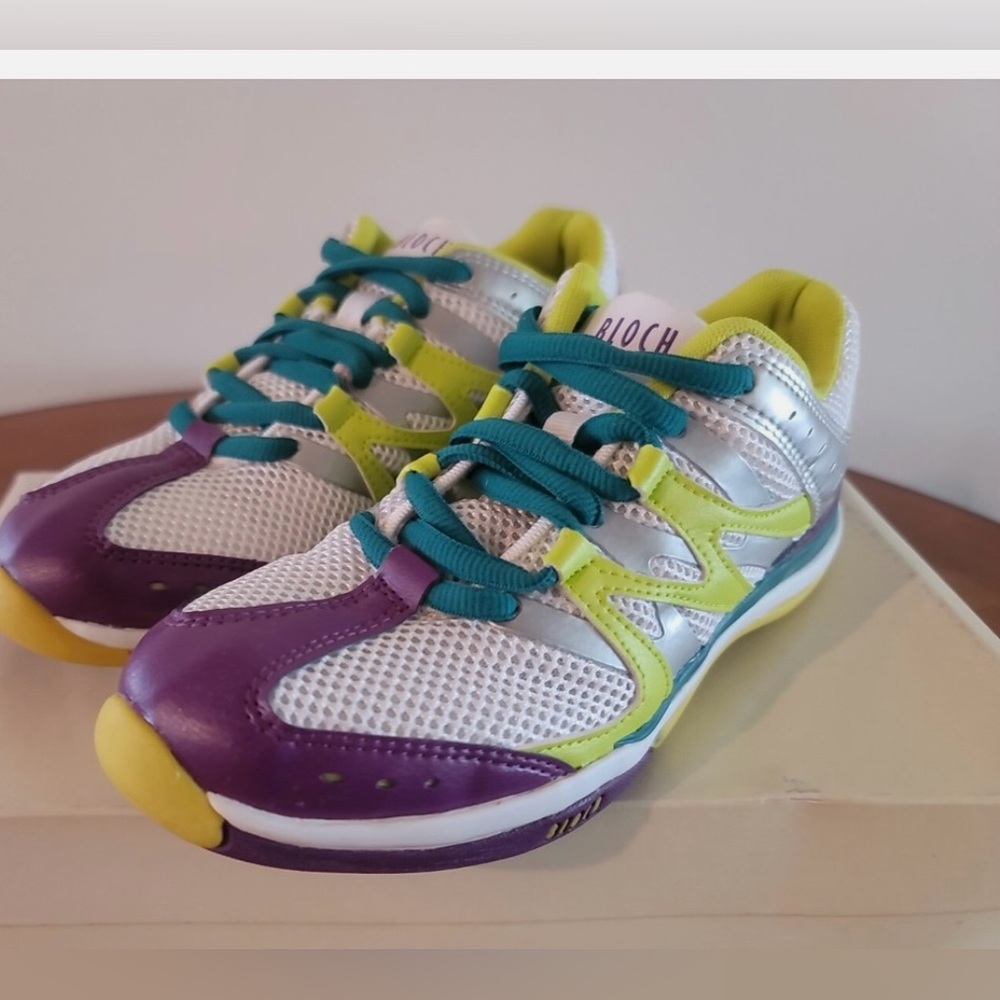 Bloch Lightening Dance Fitness Shoe Sneakers S0924 Lime Women's Size 6
